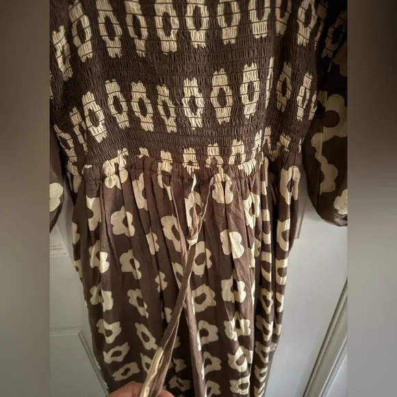 Christy Dawn The Katrina Dress - Small - Mocha Daisy - Picture 3 of 5